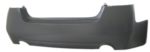 Rear Bumper Cover Sedan; Primed CAPA