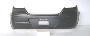 Rear bumper cover H/B; w/o Sport Pkg; prime - NISSAN VERSA 2007-2012