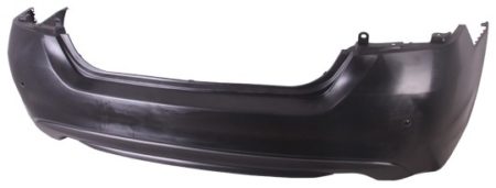 Rear Bumper Cover W/O Distance Sensors; Primed - NISSAN ALTIMA 2016-2018