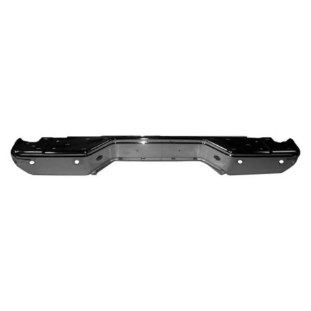 Rear bumper face bar w/Rear Object Sensors; Chrome - NISSAN FRONTIER 2013-2019