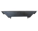 Rear bumper step pad Center; Textured Black - NISSAN TITAN 2004-2015