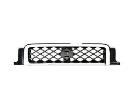 Grille assy SE; from 12/98; bright & argent & charcoal; w/bright molding - NISSAN PATHFINDER 1999-2001