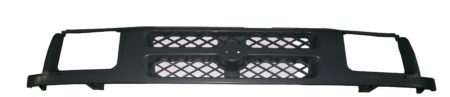 Grille assy w/o emblem; dark gray - NISSAN XTERRA 2000-2001