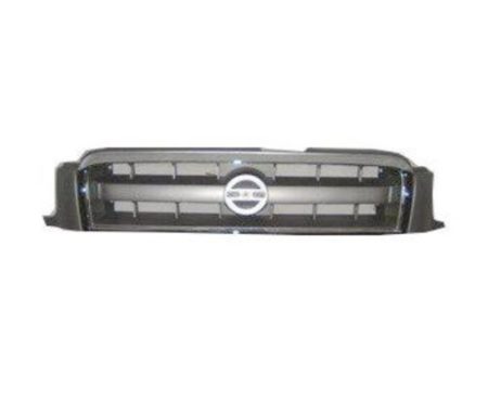 Grille assy w/bright inner frame; dark gray - paint to match - NISSAN PATHFINDER 2003-2004