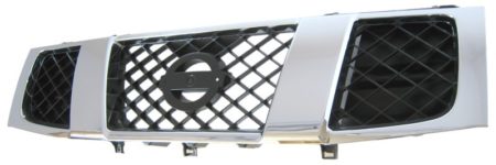 Grille assy bright & black - NISSAN TITAN 2004-2007