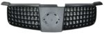 Grille assy base model/S; silver & black - NISSAN SENTRA 2004-2005