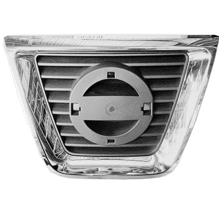 Grille assy Center; Chrome/Black - NISSAN ROGUE 2008-2010