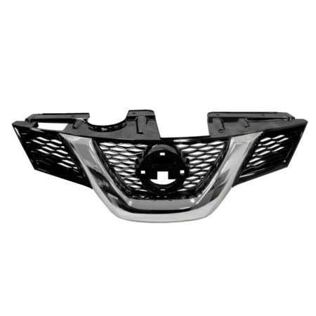 Grille Assy Sl/Sv; W/Premium Pkg; W/Camera Hole; Black/Chrome - NISSAN ROGUE 2014-2016