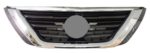 Grille Assy Sedan; W/Chrome Mldg; Silver Gray - NISSAN ALTIMA 2016-2018