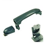 Left Front door handle outer H/B; w/o Smart Entry System; w/Cap; PTM - NISSAN VERSA 2007-2012