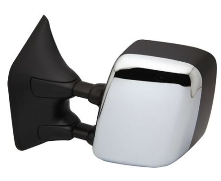 Left Mirror outside rear view LE; Power; Heated; w/Memory; w/Big Tow Pkg; w/Chrome Cover; assy - NISSAN TITAN 2004-2015