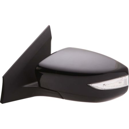 Left Mirror outside rear view Power; Non-Heated; w/Signal Lamp; w/Cover; PTM - NISSAN SENTRA 2016-2019