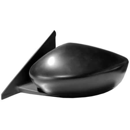 Left Mirror outside rear view S; Non-Heated; w/Cover; Textured Black - NISSAN KICKS 2018-2019