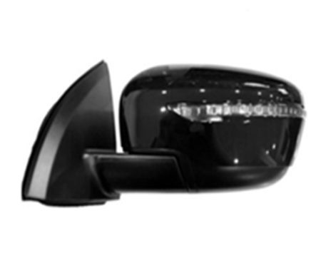 Left Mirror outside rear view Non-Heated; w/Signal Lamps; w/Cover; PTM - NISSAN QASHQAI 2017-2019