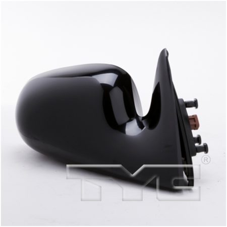 Right Mirror outside rear view power remote; black - NISSAN ALTIMA 1998-1999