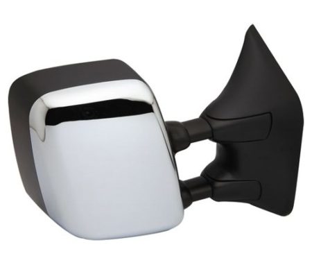 Right Mirror outside rear view LE; Power; Heated; w/Memory; w/Big Tow Pkg; w/Chrome Cover; assy - NISSAN TITAN 2004-2015