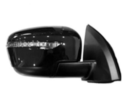 Right Mirror outside rear view Non-Heated; w/Signal Lamps; w/Cover; PTM - NISSAN QASHQAI 2017-2019