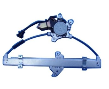 Left Front door glass regulator H/B; Regulator & Motor Assy - NISSAN VERSA 2007-2011