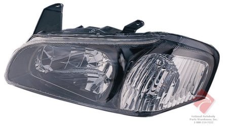 Left Headlamp assy composite 20th Anniversary Edition; w/black bezel - NISSAN MAXIMA 2001-2001