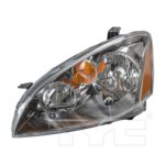Left Headlamp assy composite includes park/signal lamps; w/o HID - NISSAN ALTIMA 2002-2004