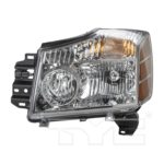 Left Headlamp assy composite To 9-06 - NISSAN ARMADA 2005-2007