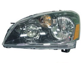Left Headlamp assy composite S/SE/SL; w/o HID - NISSAN ALTIMA 2005-2006