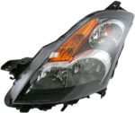 Left Headlamp assy composite HYBRID; w/Halogen; w/Black Bezel - NISSAN ALTIMA 2007-2007