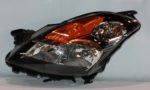 Left Headlamp assy composite Sedan; w/HID; Black Bezel - NISSAN ALTIMA 2007-2007