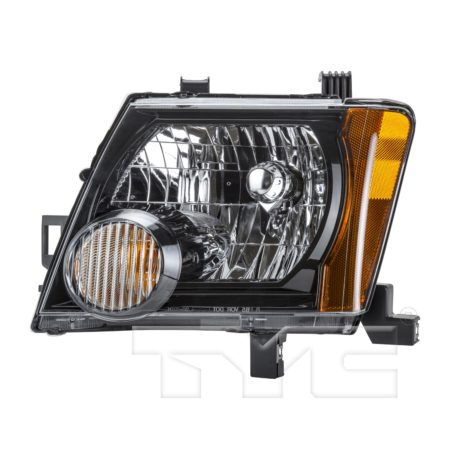 Left Headlamp assy composite all; Black Bezel - NISSAN XTERRA 2008-2015