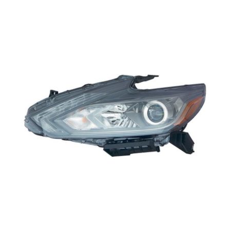 Left Headlamp assy composite Sedan; LED; w/LED DRL; w/Smoke Lens - NISSAN ALTIMA 2016-2018