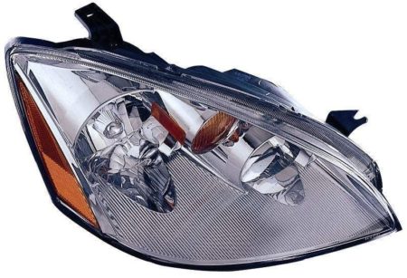 Right Headlamp assy composite includes park/signal lamps; w/HID - NISSAN ALTIMA 2002-2004