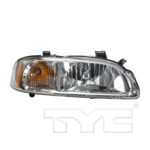Right Headlamp assy composite CA/GXE/XE/Limited - NISSAN SENTRA 2002-2003
