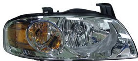 Right Headlamp assy composite SE-R/SE-R Special V; w/black bezel - NISSAN SENTRA 2004-2006