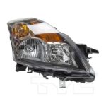 Right Headlamp assy composite Sedan; w/HID; Gun Metal Bezel - NISSAN ALTIMA 2008-2009