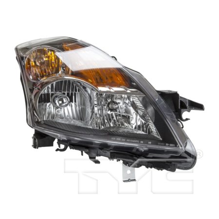 Right Headlamp assy composite Sedan; w/HID; Gun Metal Bezel - NISSAN ALTIMA 2008-2009