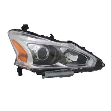 Right Headlamp Assy Composite Sedan; Halogen