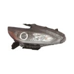 Right Headlamp assy composite Sedan; LED; w/LED DRL; w/Smoke Lens CAPA - NISSAN ALTIMA 2016-2018