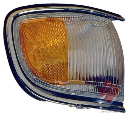 Right Front marker lamp assy w/bright rim; to 12/98 - NISSAN PATHFINDER 1996-1999
