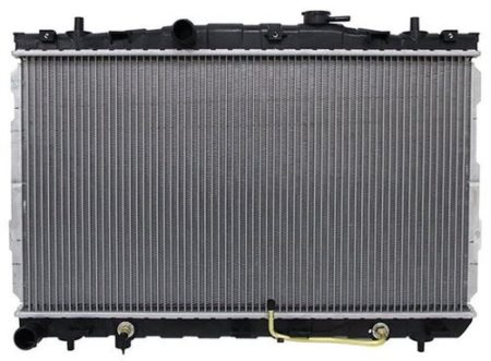 RADIATOR; FITS ELANTRA 2.0L 4CYL 2001-2006 & TIBURON 2.0L / 2.7L 2003-2008