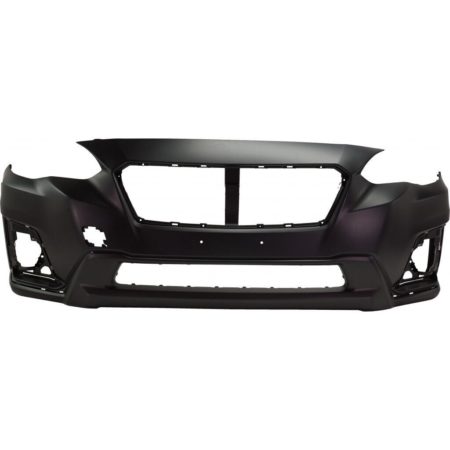 Front bumper cover w/Textured Lower; prime - SUBARU CROSSTREK 2018-2020