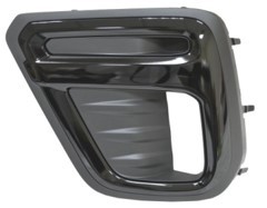 Left Front bumper insert SPORT; Fog Lamp Bezel; w/LED Fog Lamps; Black Trim - SUBARU FORESTER 2019-2019