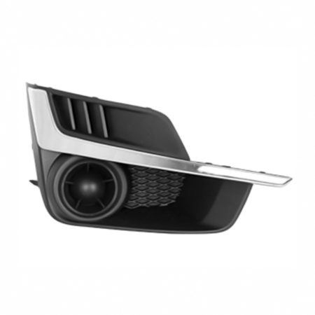 Right Front bumper insert Fog Lamp Opening Cover; w/o Fog Lamps; w/Chrome Mldg - SUBARU IMPREZA 2015-2016