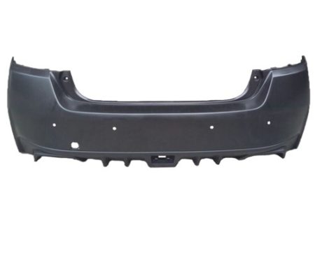 Rear bumper cover w/Rear Object Sensors; prime - SUBARU WRX 2017-2021