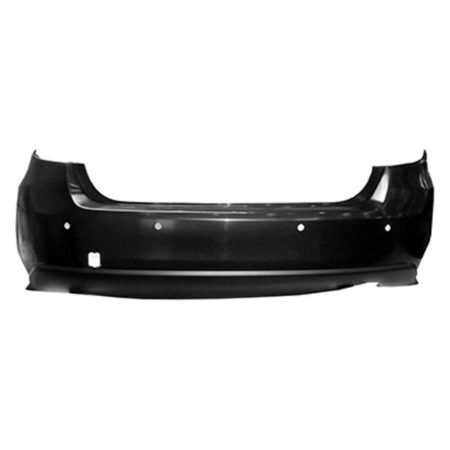 Rear bumper cover Sedan; w/Object Sensors; w/Textured Lower; prime - SUBARU IMPREZA 2017-2022