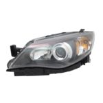 Left Headlamp Assy Composite Sedan/2.5I; Black - SUBARU IMPREZA 2008-2011