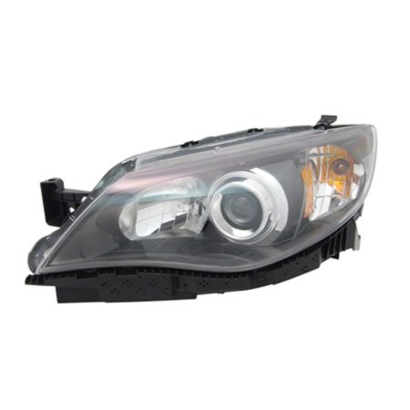 Left Headlamp Assy Composite Sedan/2.5I; Black - SUBARU IMPREZA 2008-2011