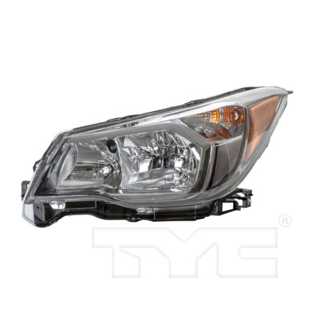 Left Headlamp assy composite 2.0L; Halogen; Gray Bezel - SUBARU FORESTER 2014-2016
