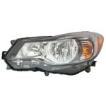 Left Headlamp assy composite Halogen; From 9-13 - SUBARU XV CROSSTREK 2014-2015