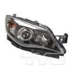 Right Headlamp assy composite Sedan/2.5i; Black - SUBARU IMPREZA 2008-2011