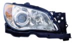 Right Headlamp assy composite w/o HID CAPA - SUBARU IMPREZA 2007-2007
